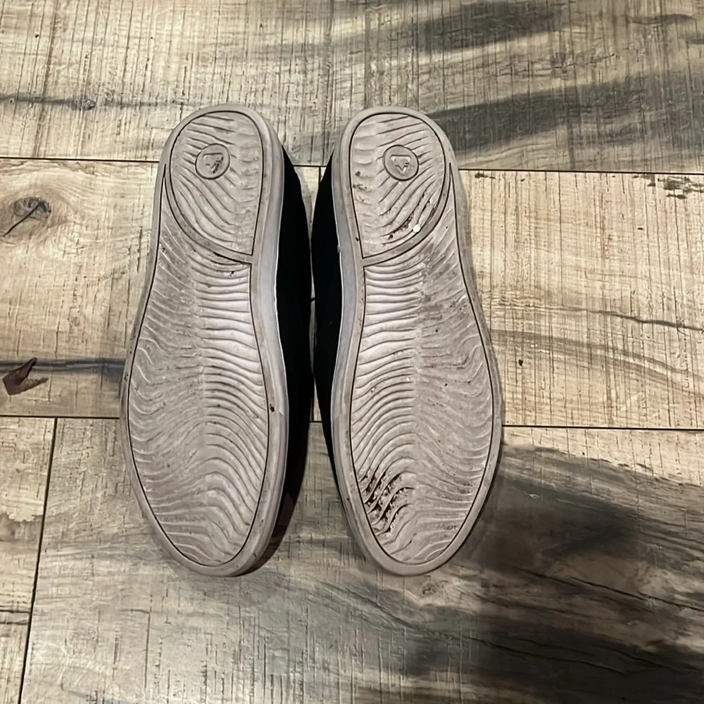Travis Mathew Black Boat Slip on Shoes